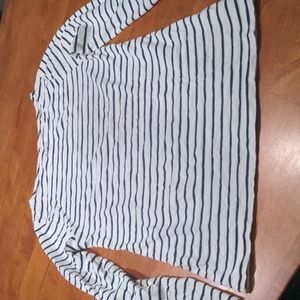 JCrew stripes artist tee medium